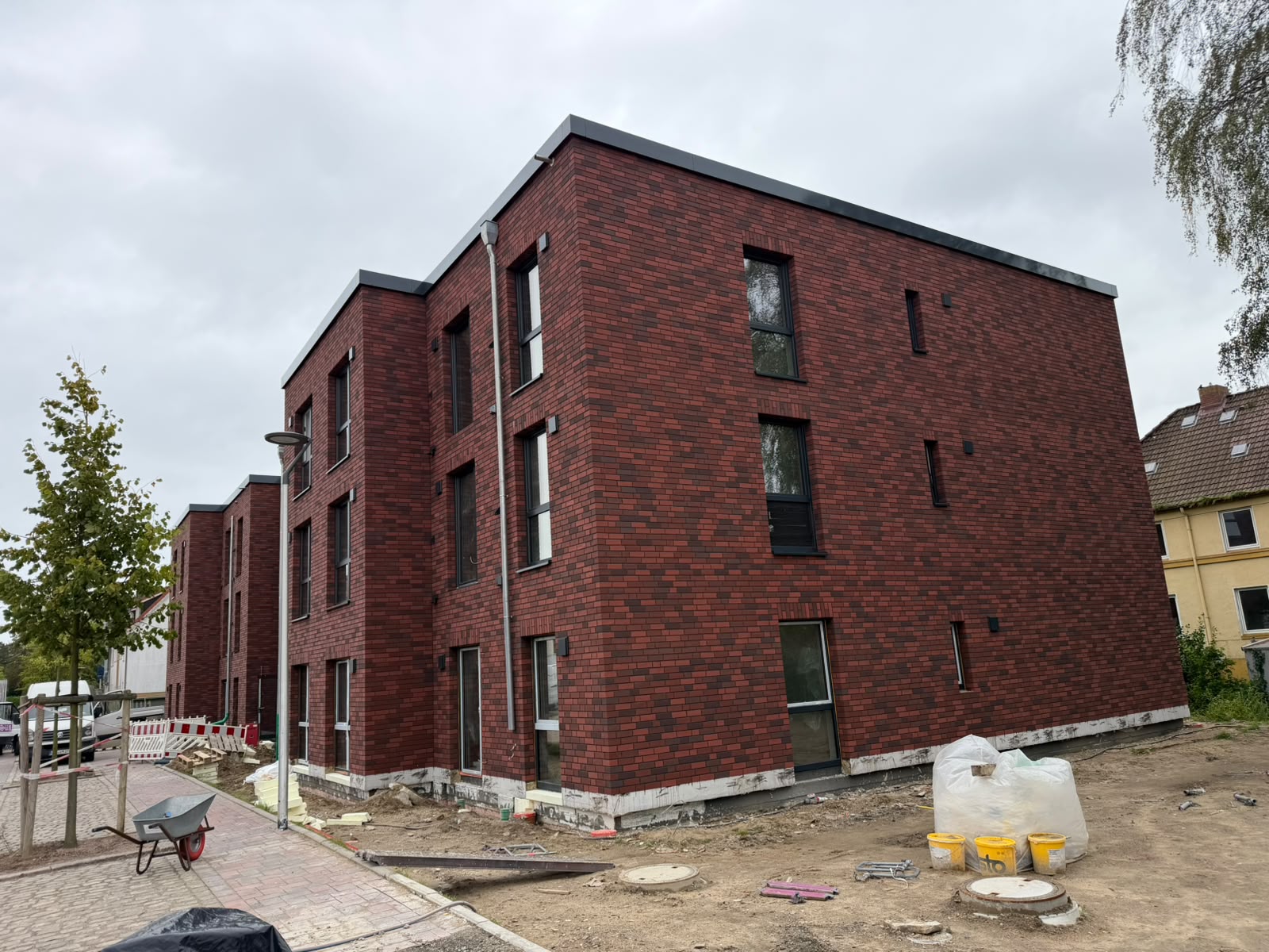 Fassade mit Melldorfer Flachverblendern in Cuxhaven