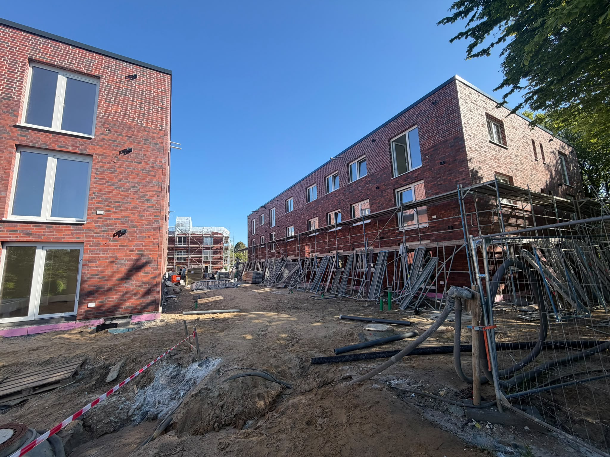 Wohngebäude mit Klinkerriemchen in Kappeln